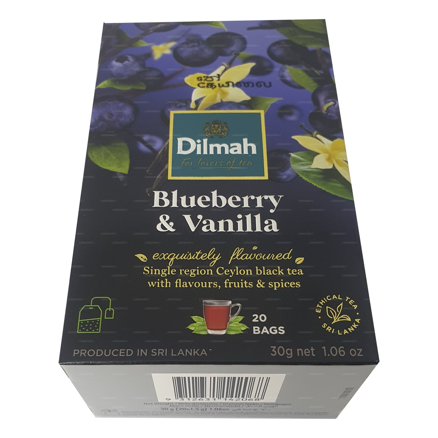 Dilmah Herbata o smaku jagodowo-waniliowym (40g) 20 torebek