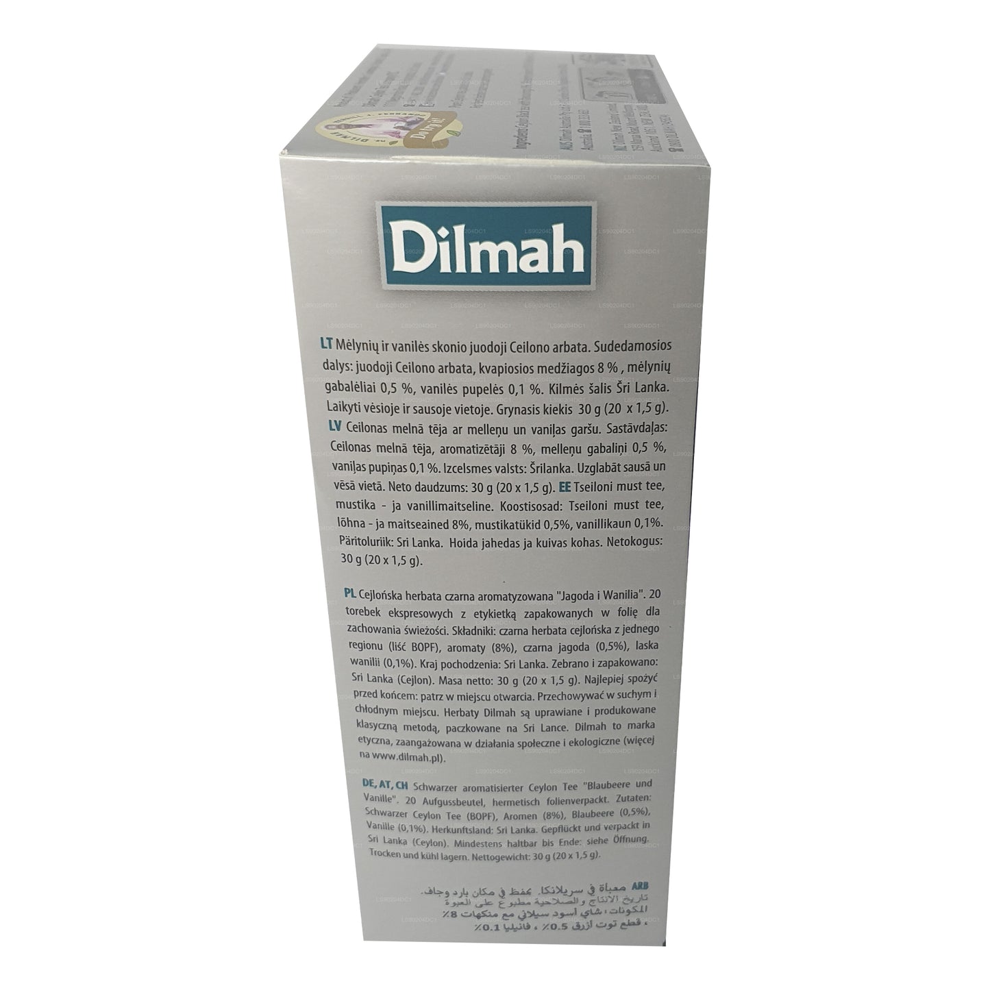 Dilmah Herbata o smaku jagodowo-waniliowym (40g) 20 torebek