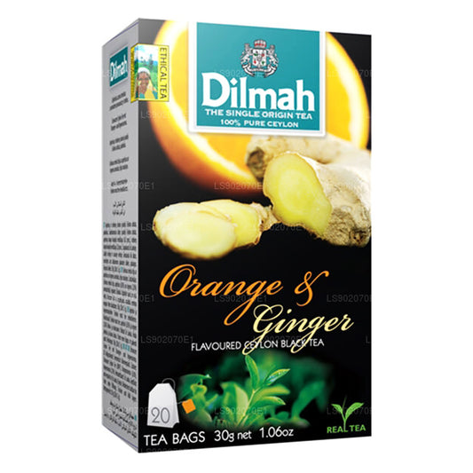 Dilmah Herbata o smaku pomarańczy i imbiru (30g) 20 torebek