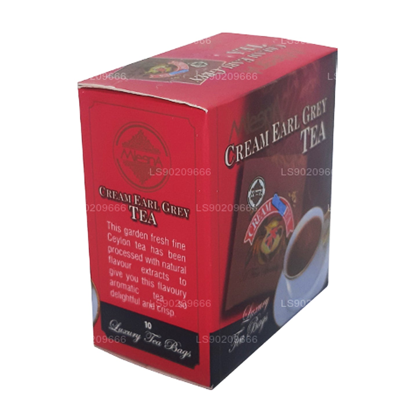 Mlesna Cream Earl Grey Tea (20g) 10 luksusowych torebek na herbatę