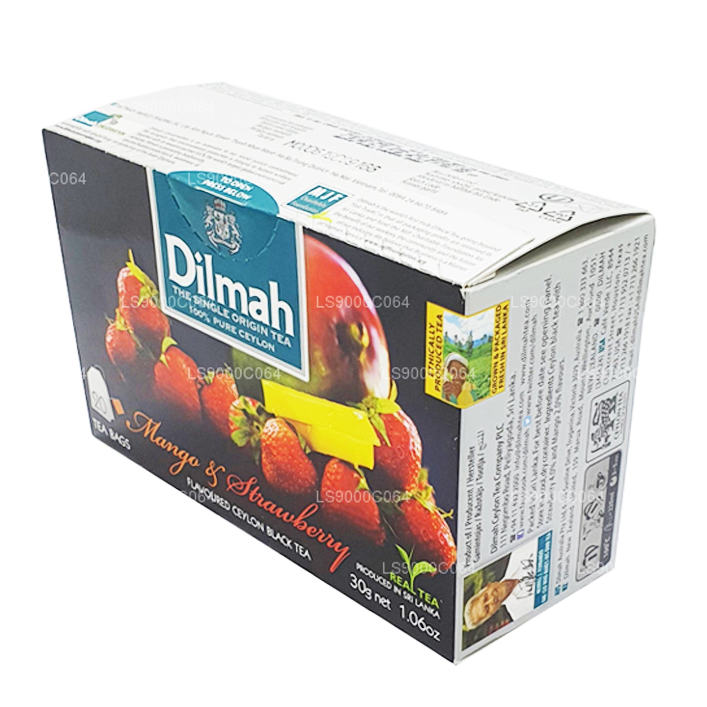Dilmah Herbata o smaku mango i truskawek (30g) 20 torebek