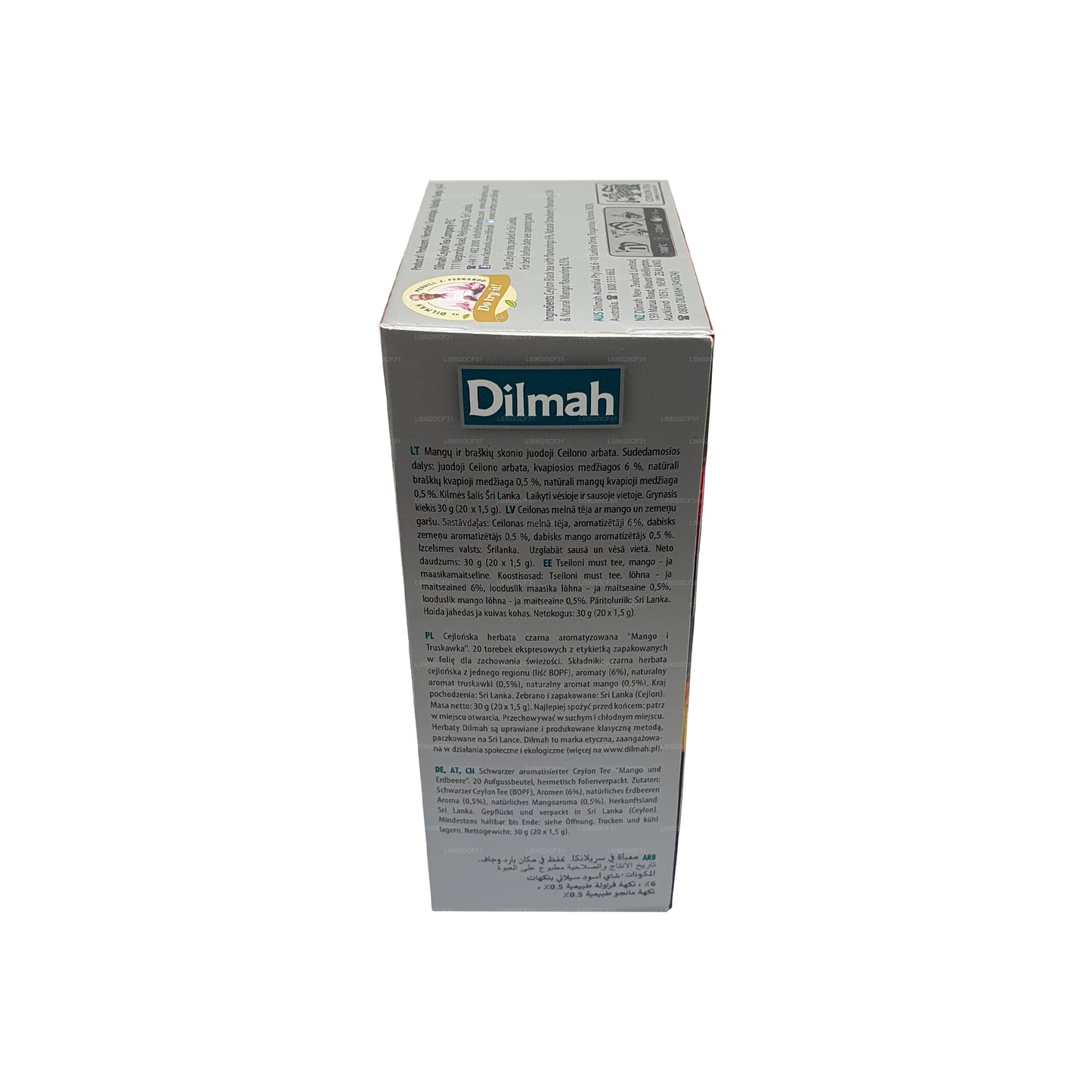 Dilmah Herbata o smaku mango i truskawek (30g) 20 torebek