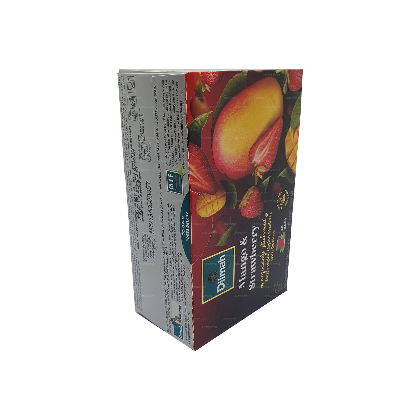 Dilmah Herbata o smaku mango i truskawek (30g) 20 torebek