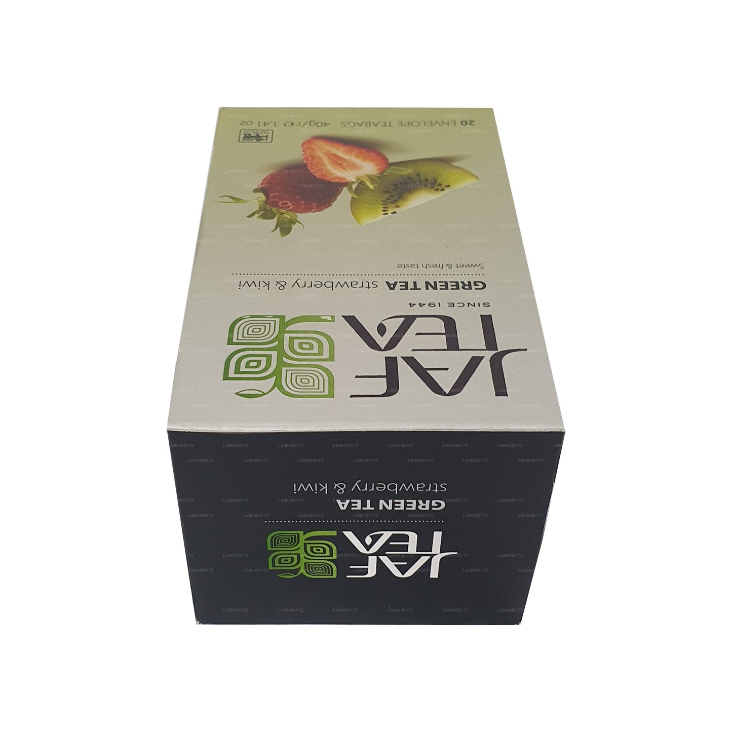 Jaf Tea Pure Green Collection Zielona herbata Truskawka i Kiwi (40g) 20 torebek herbaty