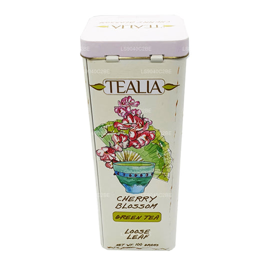 Tealia Cherry Blossom Zielona Herbata Luźna Liść (100g)