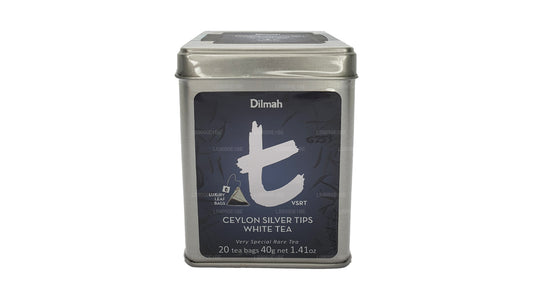Dilmah T-series VSRT Ceylon Silver Tips Biała herbata Tin Caddy (40g) Luźny Liść