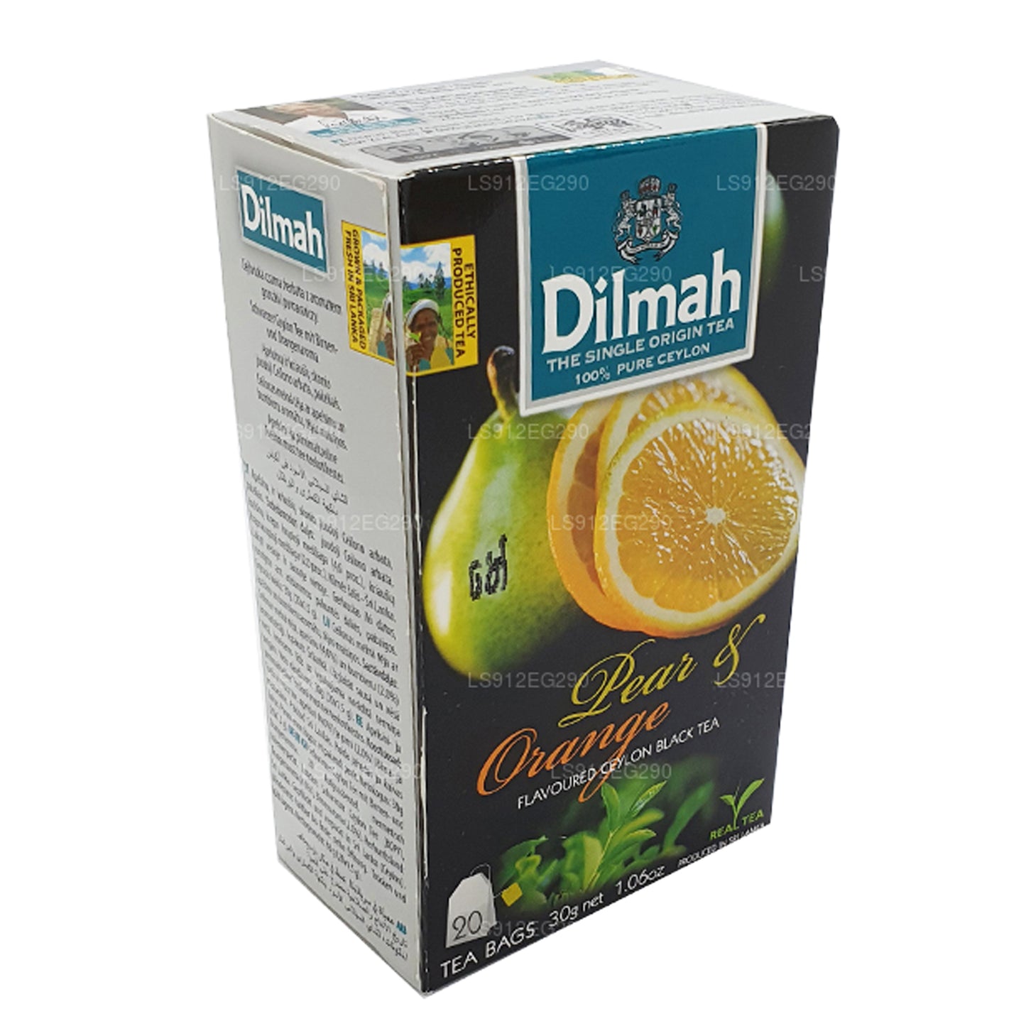 Dilmah Gruszka i Pomarańcza Ceylon Czarna Herbata (30g) 20 torebek