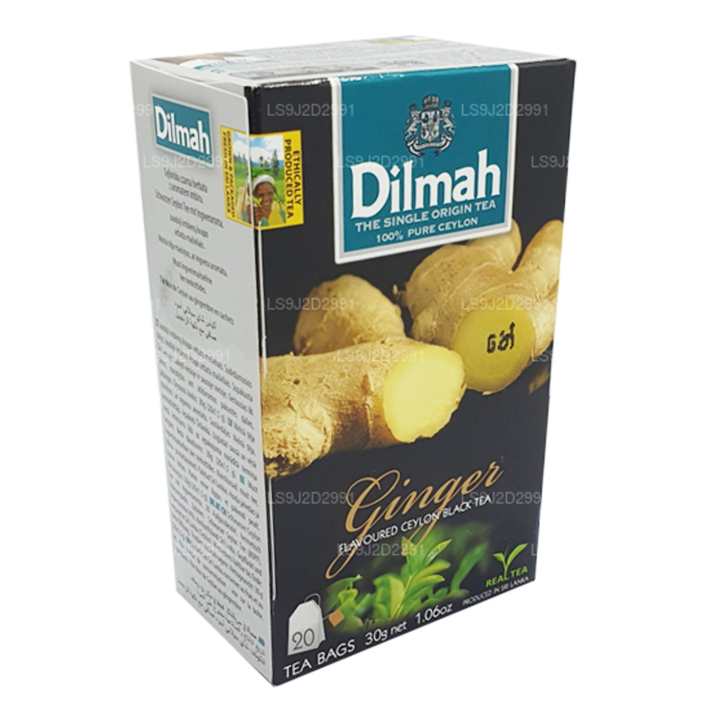 Dilmah Herbata czarna o smaku imbirowym (30g) 20 torebek