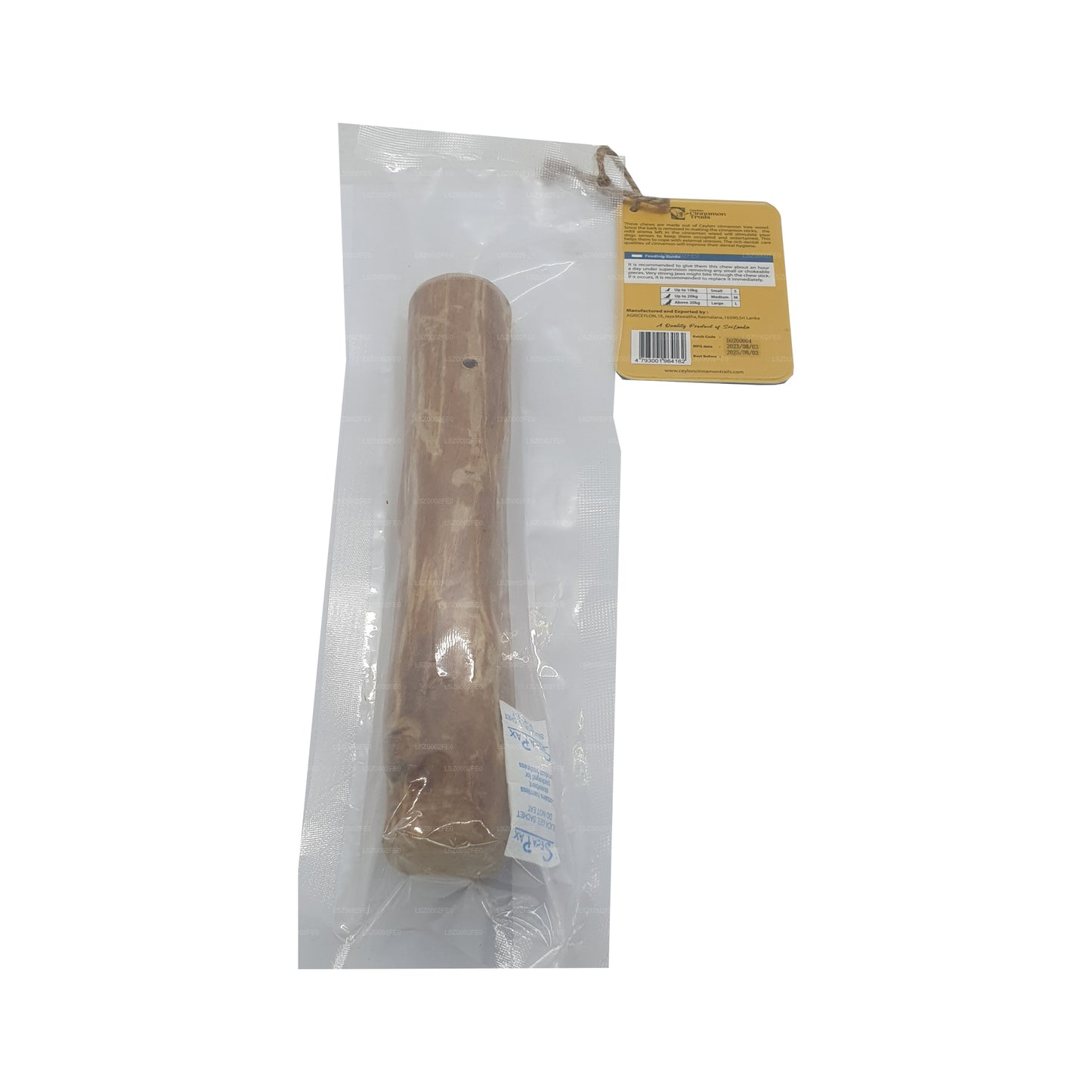 Ceylon Cinnamon Trails Cinnamon Wood Dog Chew „Mały”