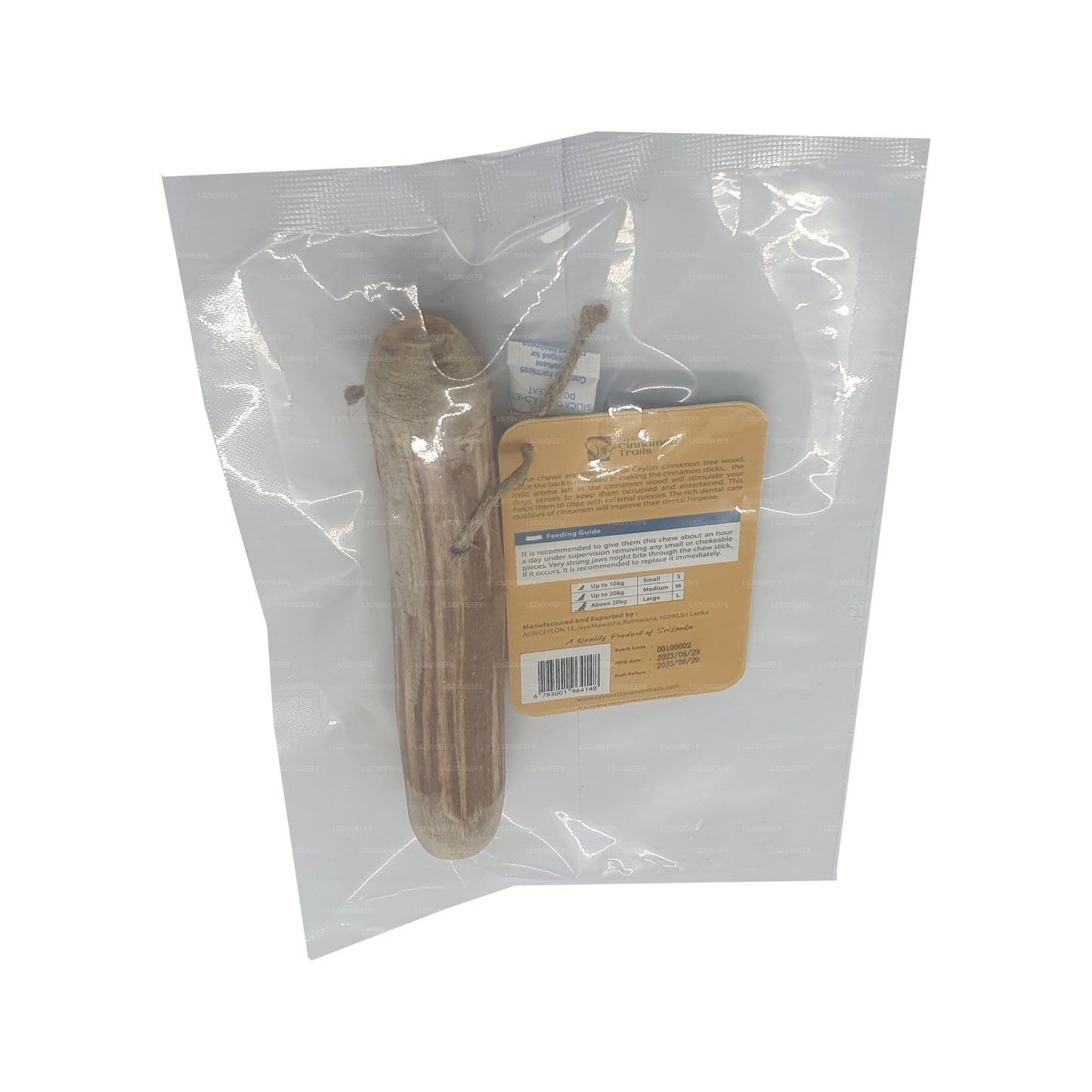 Ceylon Cinnamon Trails Cinnamon Wood Dog Chew „Mały”