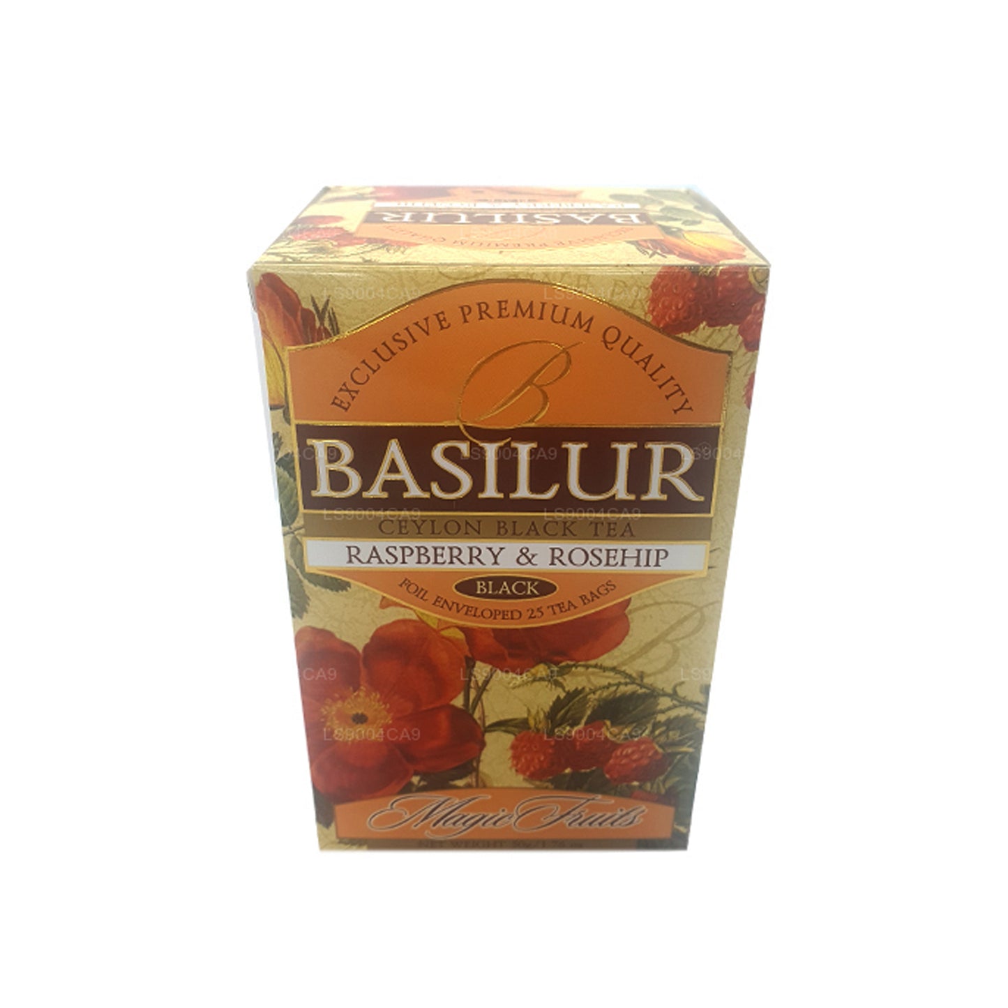 Basilur Magic Fruits Malina i Dzika róża (50g) 25 torebek