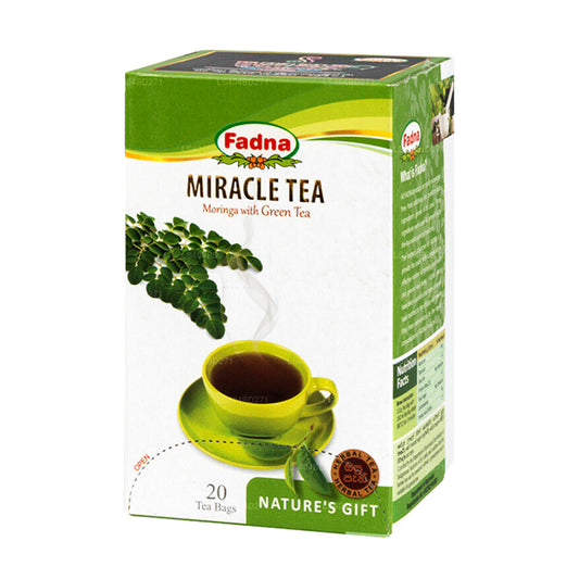 Fadna Miracle Tea Moringa z zieloną herbatą (40g) 20 torebek
