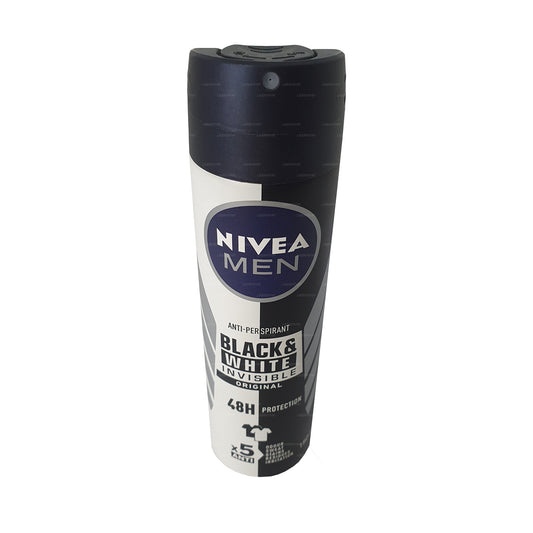 Nivea Invisible Black and White Deo Spray dla mężczyzn (250ml)