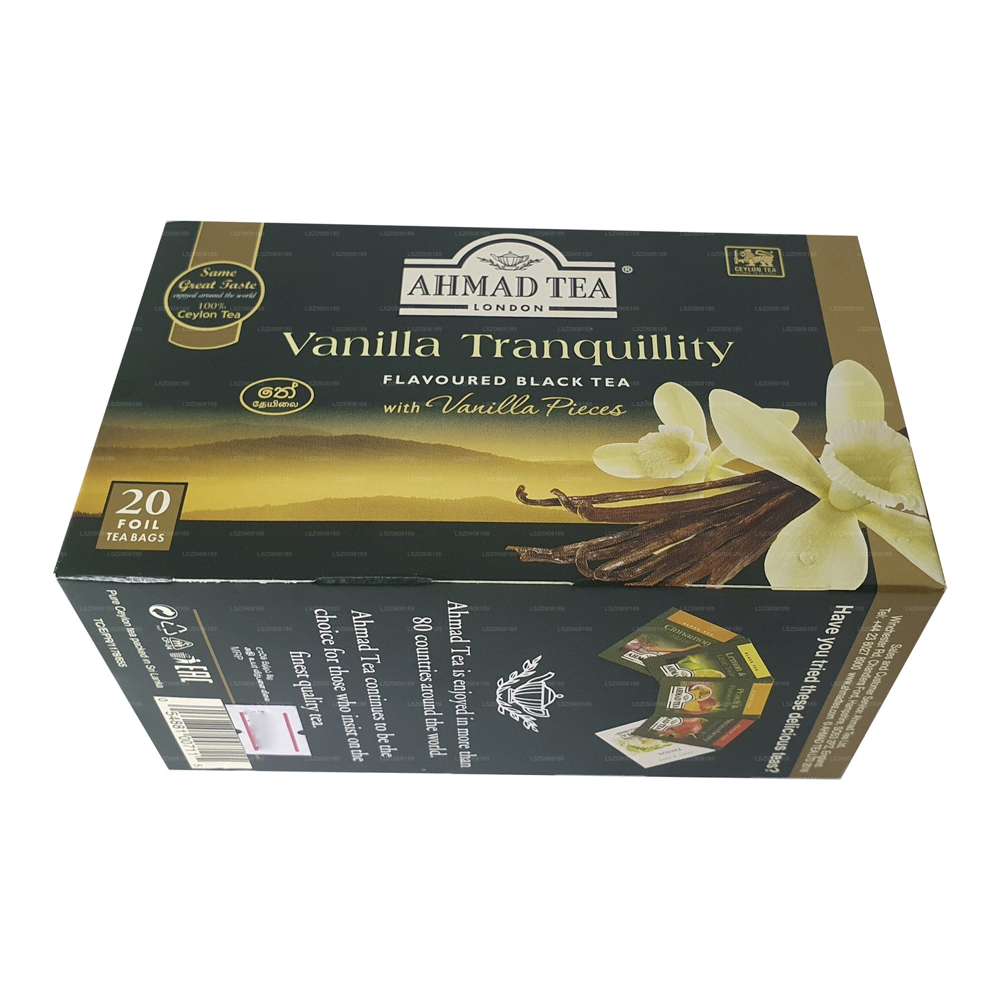 Herbata Ahmad Vanilla Tranquility 20 Folia Herbata Torebka (40g)