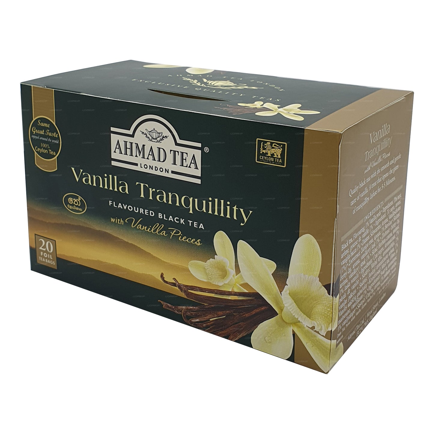 Herbata Ahmad Vanilla Tranquility 20 Folia Herbata Torebka (40g)