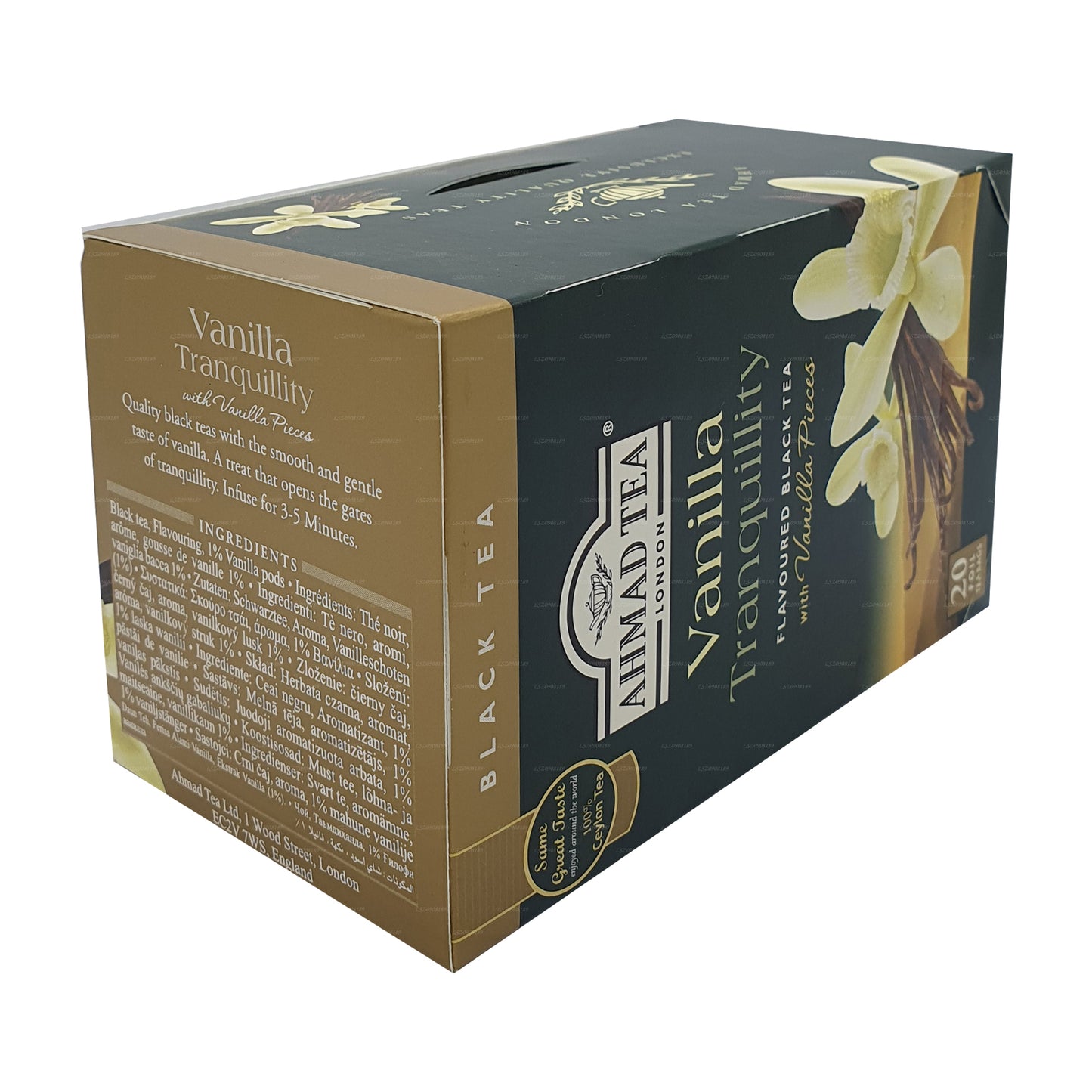 Herbata Ahmad Vanilla Tranquility 20 Folia Herbata Torebka (40g)