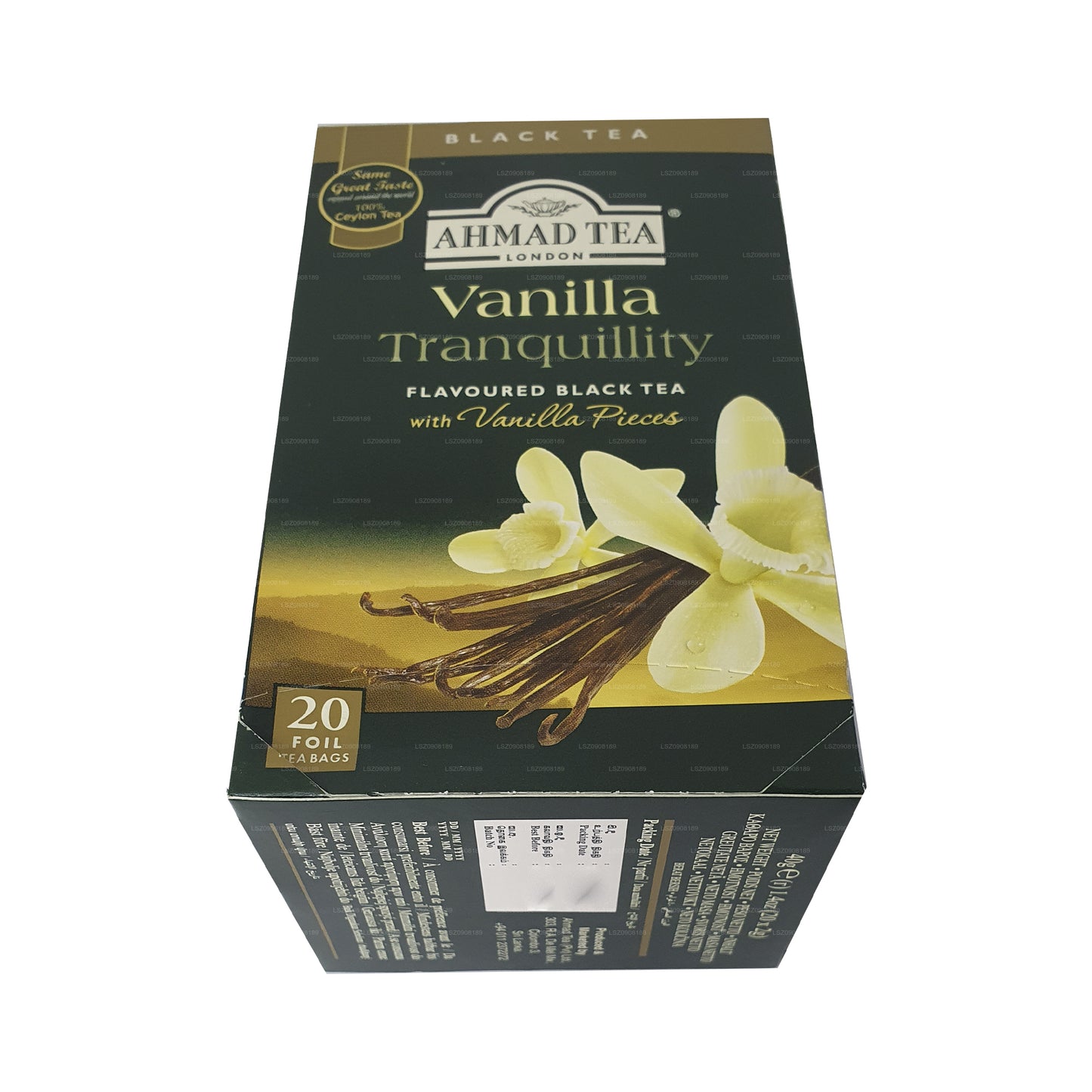 Herbata Ahmad Vanilla Tranquility 20 Folia Herbata Torebka (40g)