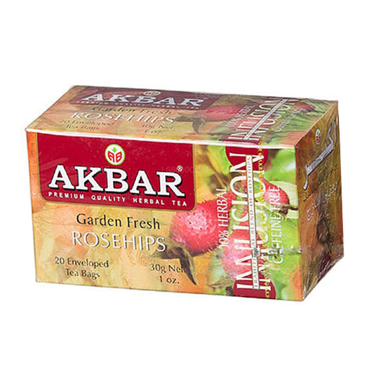 Akbar Garden Fresh Rosehips 20 torebek na herbatę (30g)