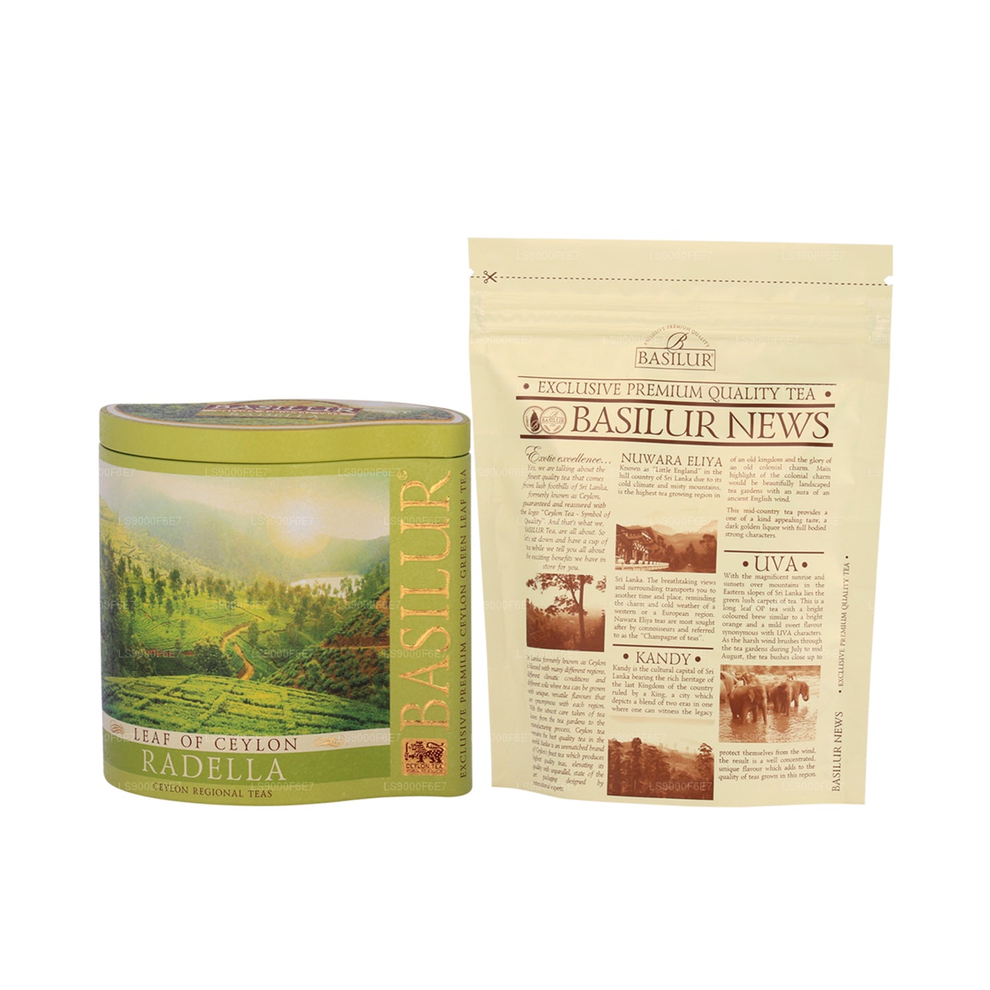 Basilur Liść Cejlonu „Radella Green Tea” (100g) Caddy