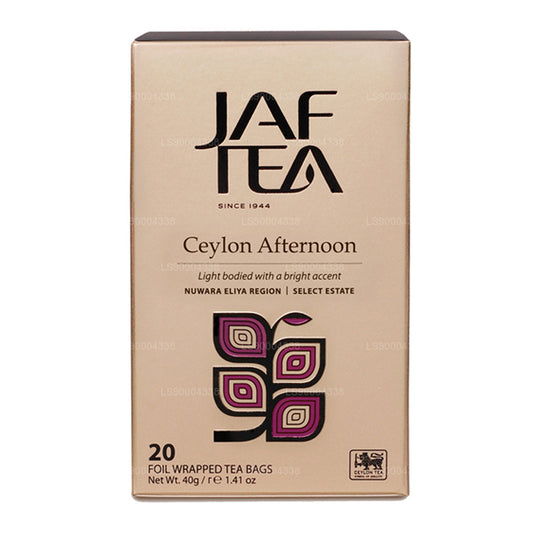 Jaf Tea Classic Gold Collection Ceylon Folia popołudniowa kopertowa w torebkach do herbaty (40g)