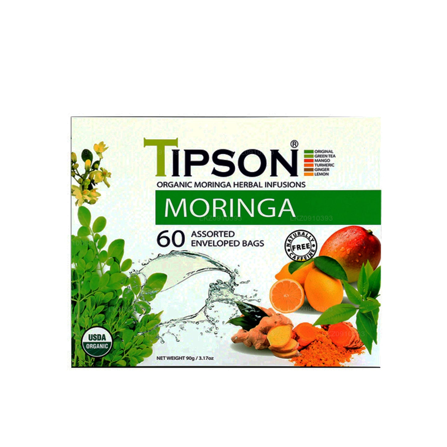 Tipson Herbata Organiczna Moringa Różne (90g)