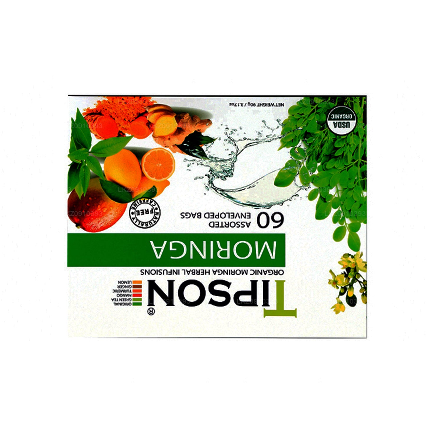 Tipson Herbata Organiczna Moringa Różne (90g)