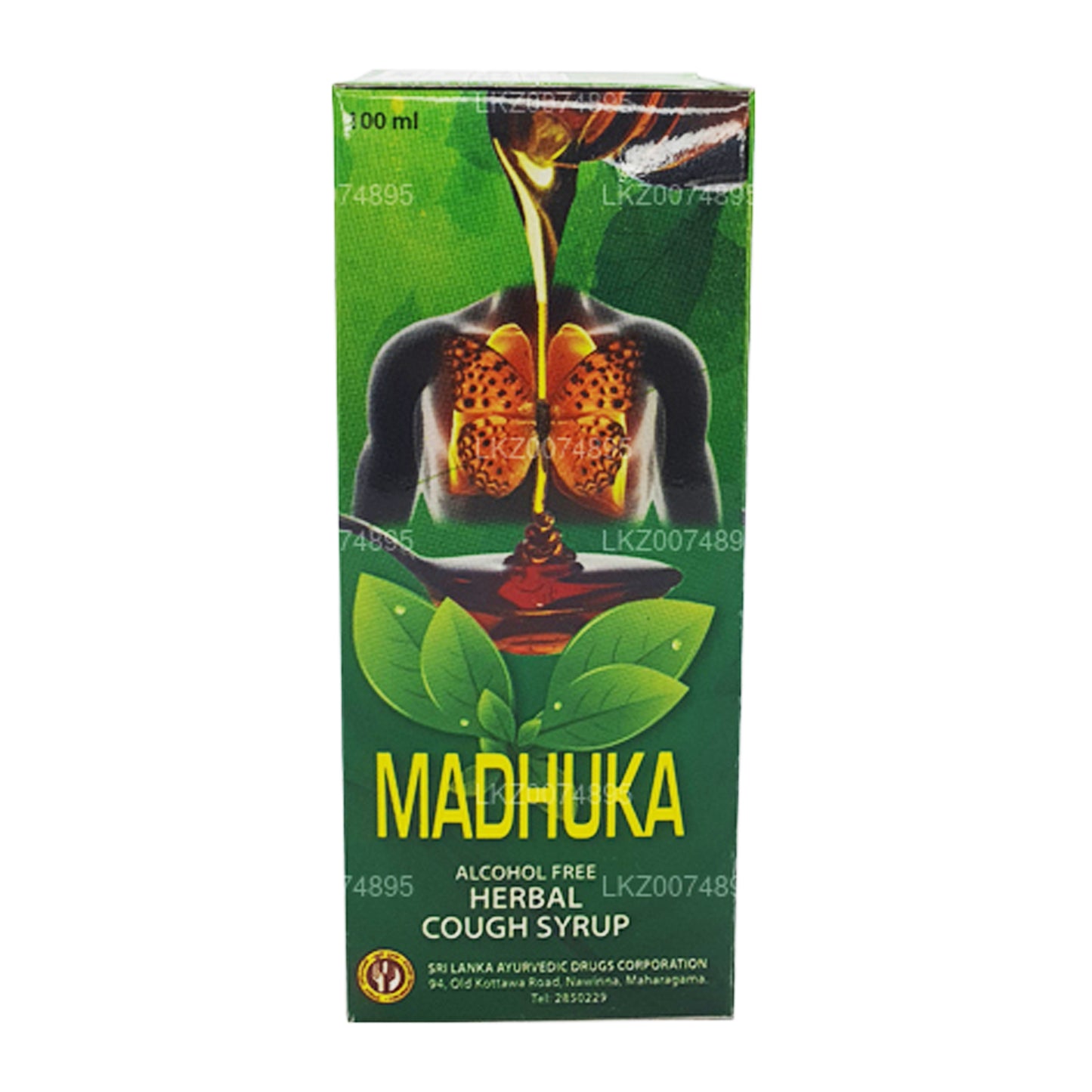 SLADC Madhuka Ziołowy Syrop na Kaszel (100ml)