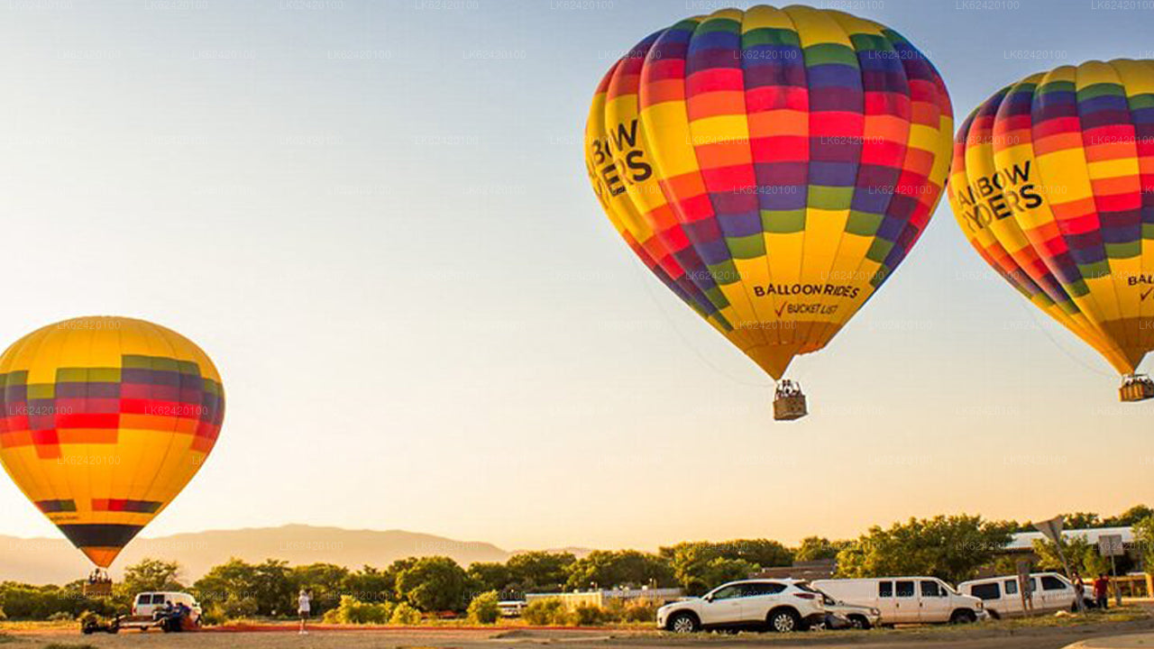Wycieczka balonem na ogrzane powietrze z Kandalama
