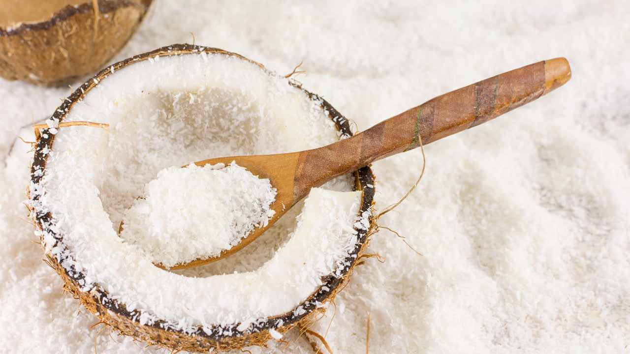 Lakpura Desiccated Coconut Medium - Wysoka zawartość tłuszczu (500g)