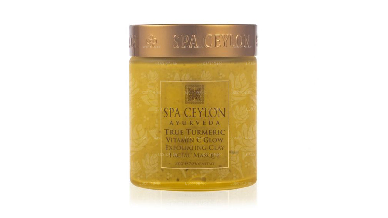 Spa Ceylon True Turmeric - Vitamin C Glow - Maseczka do twarzy z glinką złuszczającą (200g)