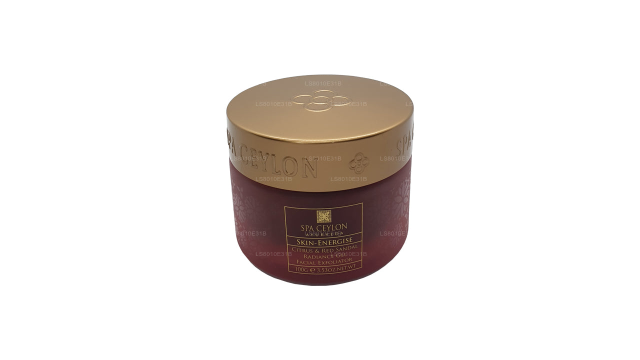 Spa Ceylon Skin Energise Cytrusowe i Czerwone Sandały Radiance Żel Facial Exfoliator (120g)