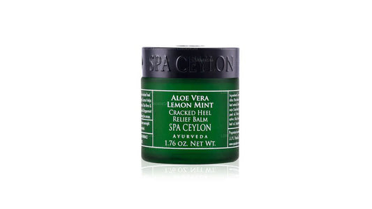 Spa Ceylon Aloe Vera Cytryna Mięta Balsam do Zabiegu na Pęknięty Pięta (50g)