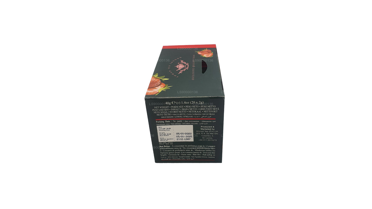 Ahmad Tea Truskawka 20 folia torebki herbaty (40g)