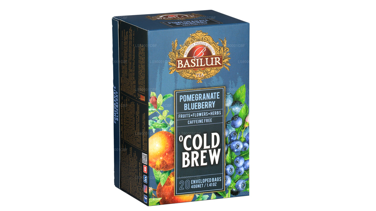 Basilur Cold Brew „Granat Blueberry” (40g) 20 torebek herbaty