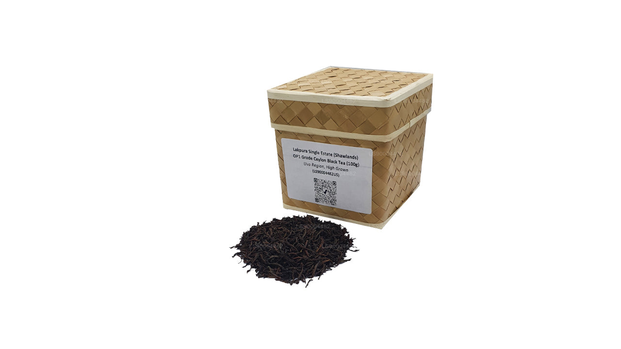 Lakpura Single Estate (Shawlands) OP1 Klasa Ceylon Czarna herbata (100g)