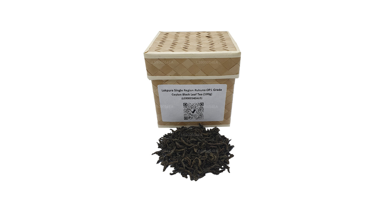Lakpura Single Region Ruhuna OP1 Klasa Ceylon Czarna herbata liściasta (100g)