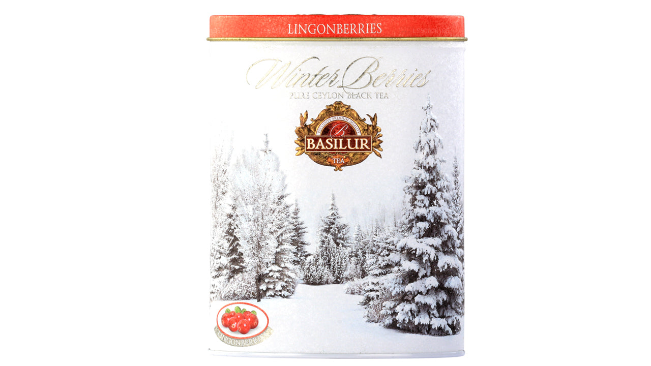 Basilur Winter Berries „Borówka brusznica” (100g) puszka