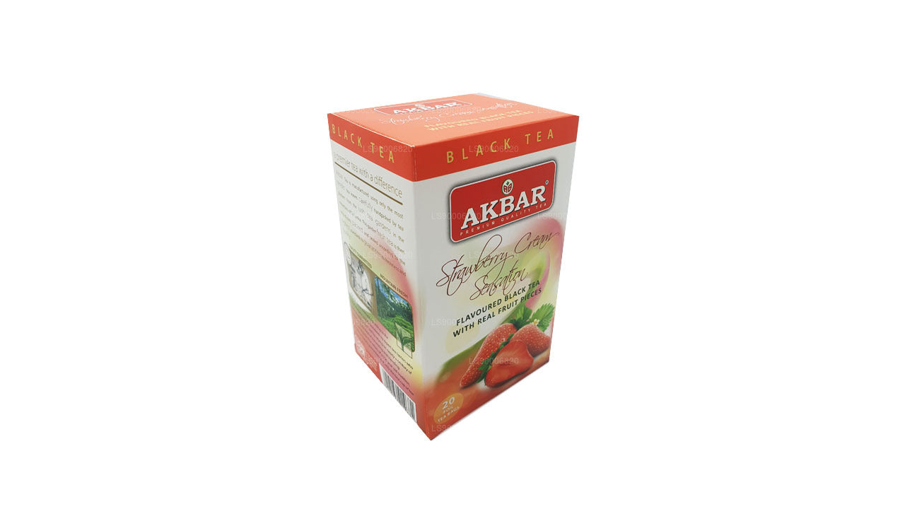 Akbar Krem Truskawkowy Sensation (40g) 20 torebek