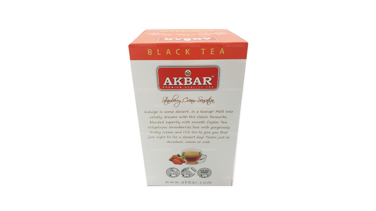 Akbar Krem Truskawkowy Sensation (40g) 20 torebek