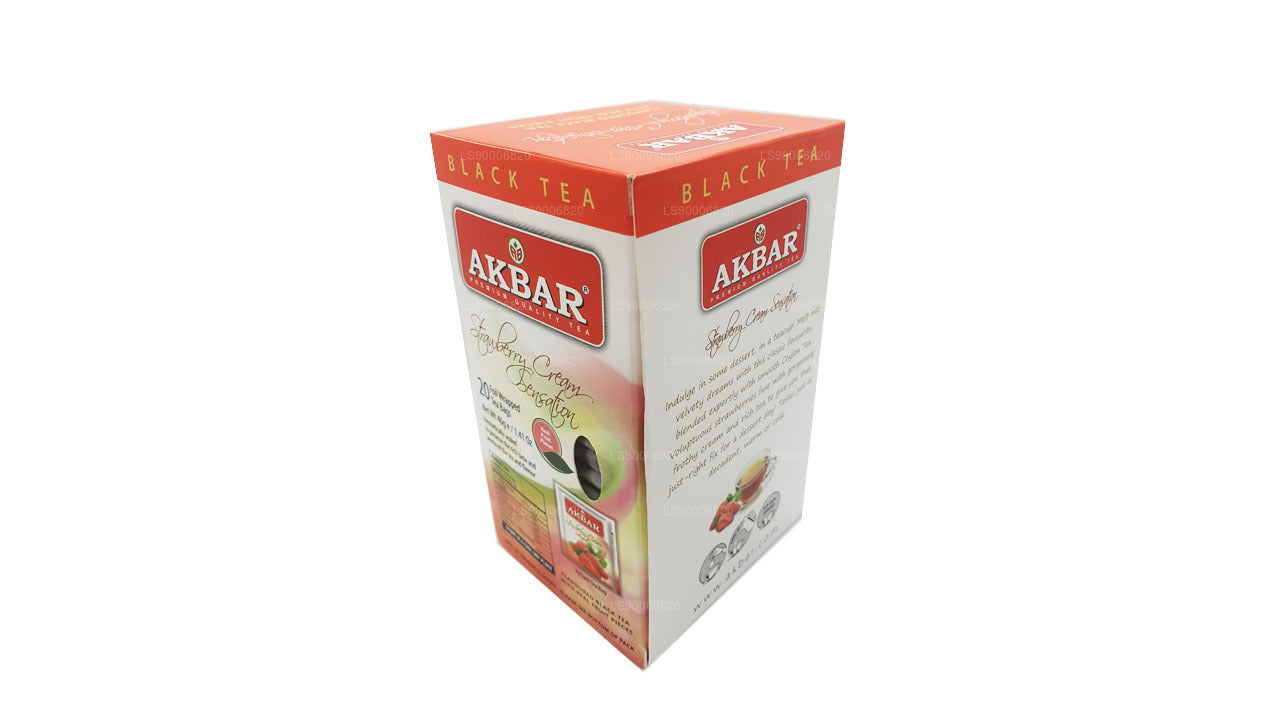 Akbar Krem Truskawkowy Sensation (40g) 20 torebek