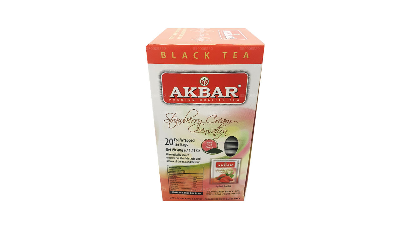 Akbar Krem Truskawkowy Sensation (40g) 20 torebek