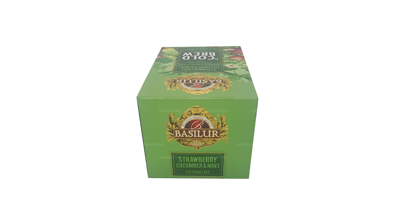 Basilur Cold Brew „Truskawkowy ogórek i mięta” (40g) Box