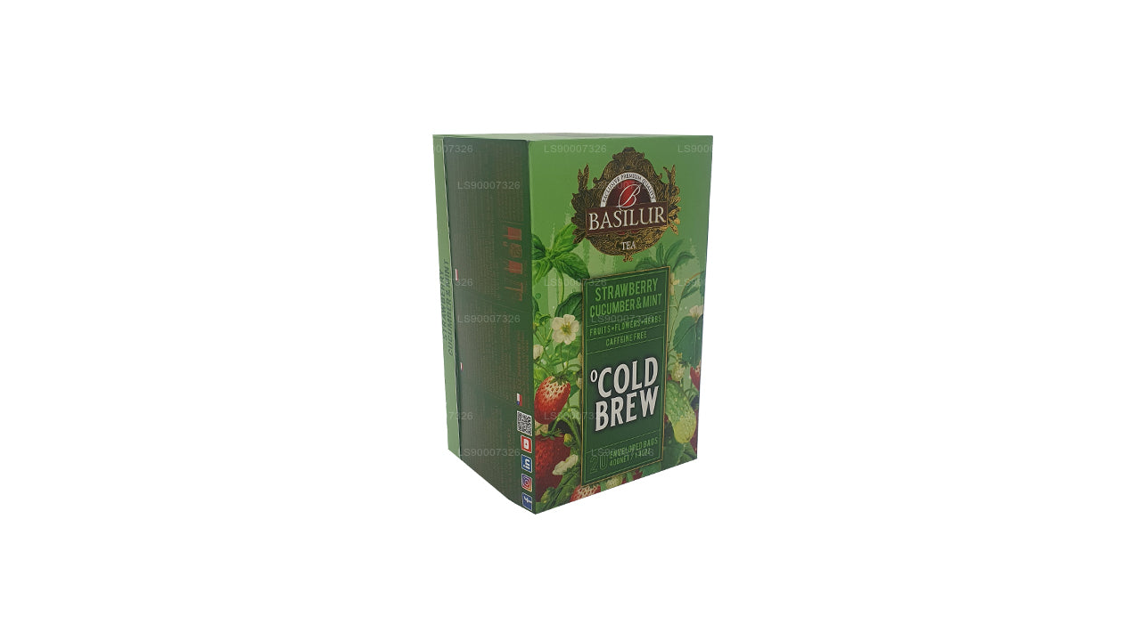 Basilur Cold Brew „Truskawkowy ogórek i mięta” (40g) Box