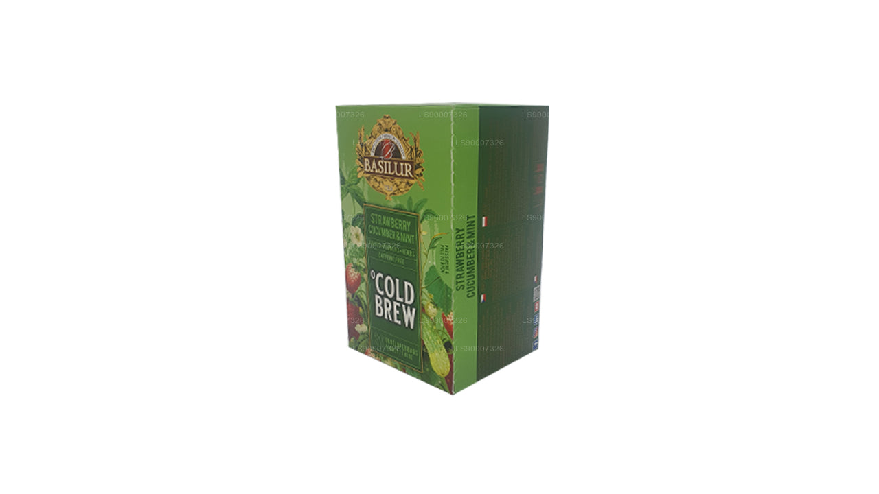 Basilur Cold Brew „Truskawkowy ogórek i mięta” (40g) Box