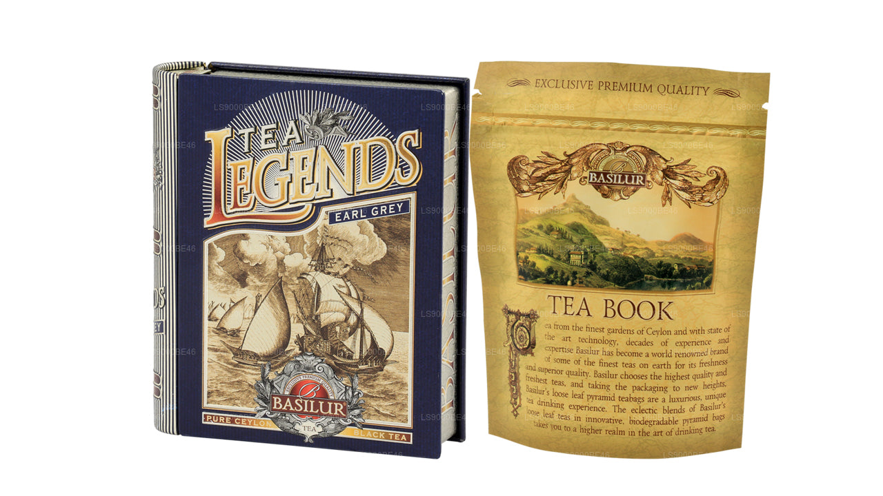 Basilur „Miniaturowa Herbata Book Tea Legends - Earl Grey” (10g) Caddy