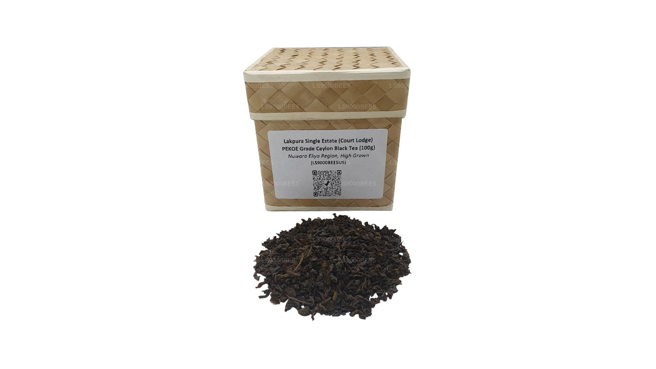 Lakpura Single Estate (Court Lodge) PEKOE Grade Ceylon Czarna herbata (100g)