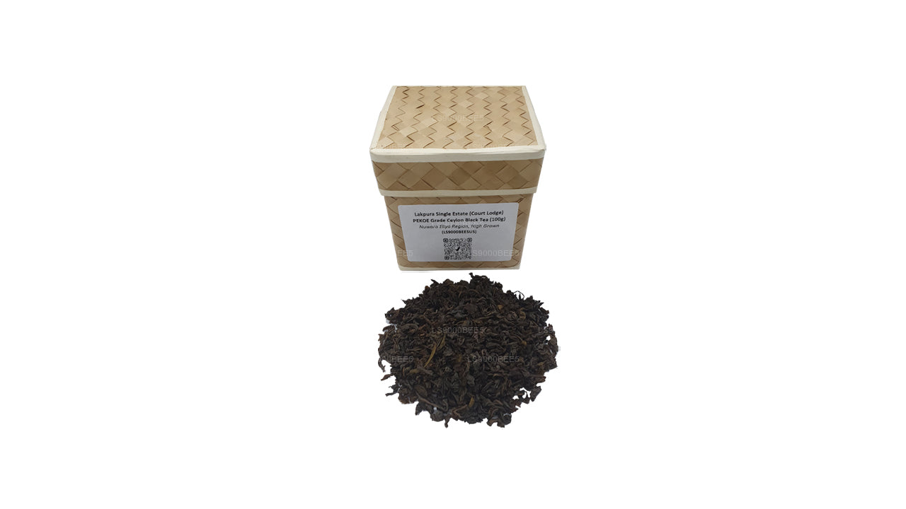 Lakpura Single Estate (Court Lodge) PEKOE Grade Ceylon Czarna herbata (100g)