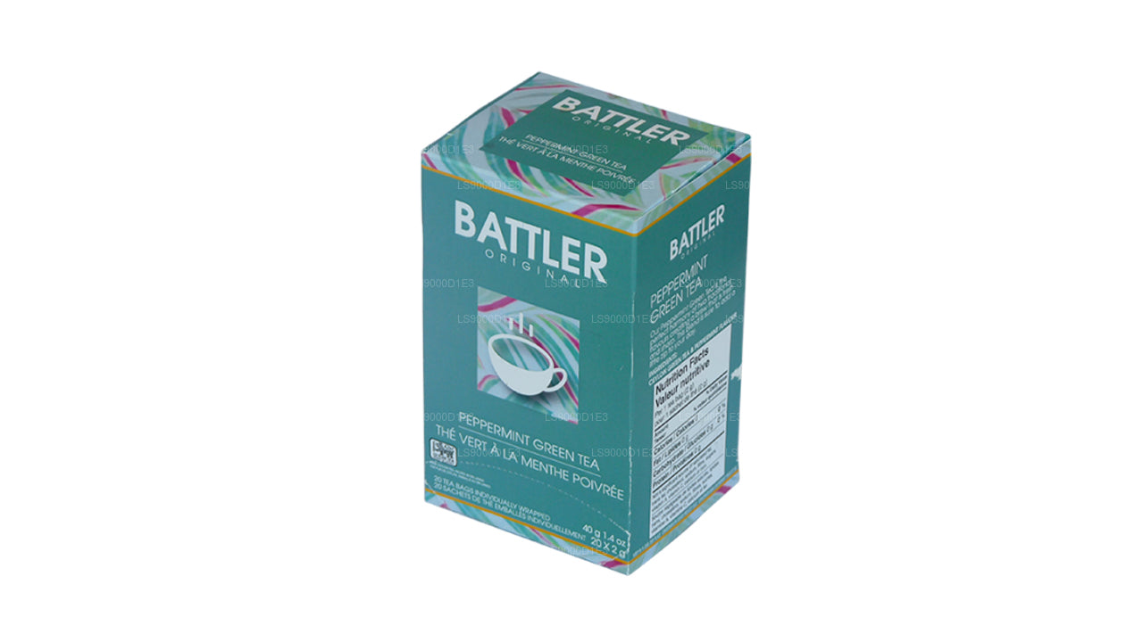 Battler Original Peppermint zielona herbata (40g) 20 torebek