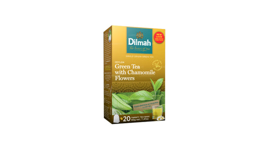 Zielona herbata z kwiatami rumianku (40g) 20 torebek