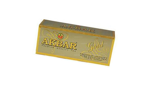 Akbar Gold Premium 100% czysta herbata cejlońska (50g) 25 torebek herbaty